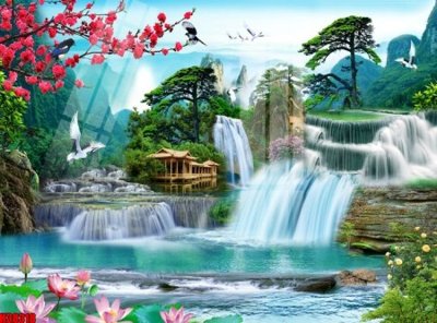 Tải file File tranh gốc in tranh tường nền tổng hợp H38318 (gốc) để in ấn ngay