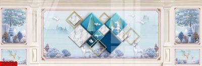 File gốc File tranh gốc in tranh tường nền tổng hợp H38338 (thiết kế) độc quyền