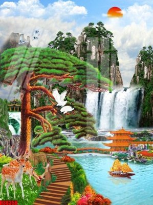 Tải về file tranh gốc File tranh gốc in tranh tường nền tổng hợp H38358 (để in quảng cáo)