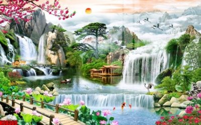 File ảnh File tranh gốc in tranh tường nền tổng hợp H38369 (gốc) in decal dán tường