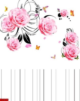 Tải file File tranh gốc in tranh tường nền tổng hợp H38382 (gốc) in nhanh