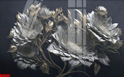 File gốc File tranh gốc in tranh tường nền tổng hợp H38391 (in tráng gương) ốp tường