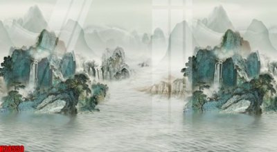 File tranh in tráng gương File tranh gốc in tranh tường nền tổng hợp H38550 (siêu nét)