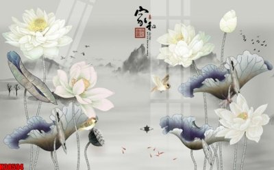 File PSD File tranh gốc in tranh tường nền tổng hợp H38594 (bản gốc) cho nhà in