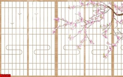 File gốc File tranh gốc in tranh tường nền tổng hợp H38639 (in lụa) chi tiết cao