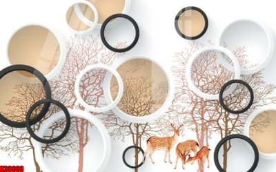 File in trần File tranh gốc in tranh tường nền tổng hợp H38688 (file gốc) hoa văn 3D