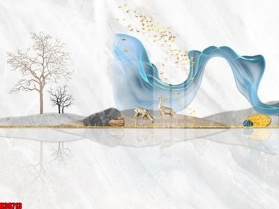 Tải file File tranh gốc in tranh tường nền tổng hợp H38713 (PSD) cho in tranh 3D