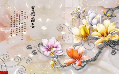 File gốc File tranh decor tranh bộ treo tường tổng hợp H4019 (cho in ấn) độc quyền