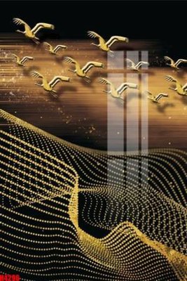 Tải file File tranh decor tranh bộ treo tường tổng hợp H4296 (gốc) in tranh tráng gương