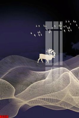 File gốc File tranh decor tranh bộ treo tường tổng hợp H4350 (in lụa) hoa văn cổ điển