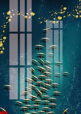 File tranh in tráng gương File tranh decor tranh bộ treo tường tổng hợp H4376 (siêu nét)