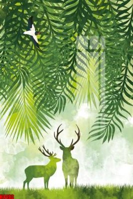 Download file gốc File tranh decor tranh bộ treo tường tổng hợp H4493 (in mica) logo