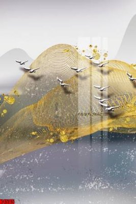 File gốc File tranh decor tranh bộ treo tường tổng hợp H4585 (cho in 3D) độc đáo