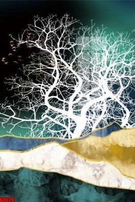 Download file gốc File tranh decor tranh bộ treo tường tổng hợp H4620 (in lụa) hoa lá