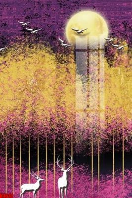 File gốc File tranh decor tranh bộ treo tường tổng hợp H4641 (trang trí) cho phòng khách