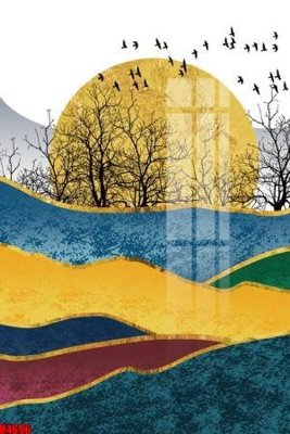 File gốc File tranh decor tranh bộ treo tường tổng hợp H4696 (trang trí) phòng làm việc