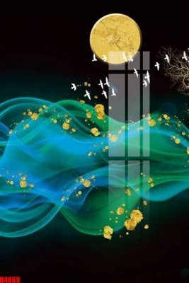 Ảnh gốc File tranh decor tranh bộ treo tường tổng hợp H4869 (độ nét cao) in mica