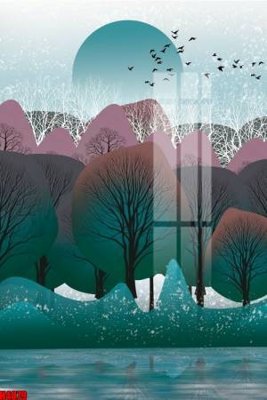 Ảnh gốc file in lụa File tranh decor tranh bộ treo tường tổng hợp H4879 chi tiết