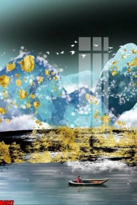 File gốc File tranh decor tranh bộ treo tường tổng hợp H4927 (PSD/TIFF) độ phân giải cao