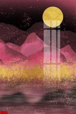 File gốc File tranh decor tranh bộ treo tường tổng hợp H5108 (cho in ấn) độc quyền