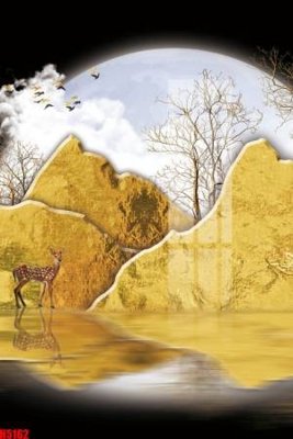 File tranh gốc File tranh decor tranh bộ treo tường tổng hợp H5162 (bản quyền) file PSD