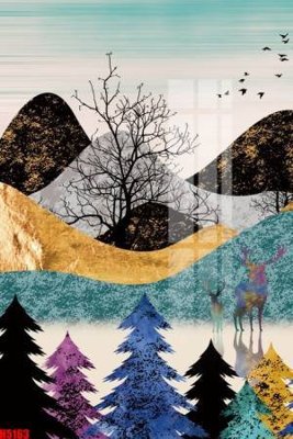 File ảnh File tranh decor tranh bộ treo tường tổng hợp H5163 (gốc) in poster