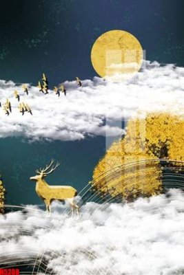 File gốc in ấn File tranh decor tranh bộ treo tường tổng hợp H5208 độ phân giải cao