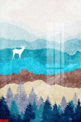 File ảnh File tranh decor tranh bộ treo tường tổng hợp H5480 (gốc) in Hiflex