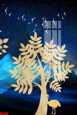 File gốc File tranh decor tranh bộ treo tường tổng hợp H5563 (phong cách) tối giản