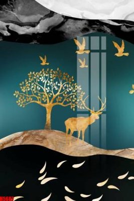 File gốc File tranh decor tranh bộ treo tường tổng hợp H5687 (cho in UV) siêu nét