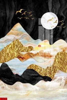 Tải file File tranh decor tranh bộ treo tường tổng hợp H5893 (PSD) cho in tranh 3D