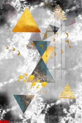 File gốc File tranh decor tranh bộ treo tường tổng hợp H5995 (in lụa) họa tiết 3D