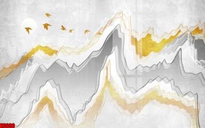 File tranh file tranh nền tường thủy mặc tổng hợp H6090 (ảnh gốc) độc quyền