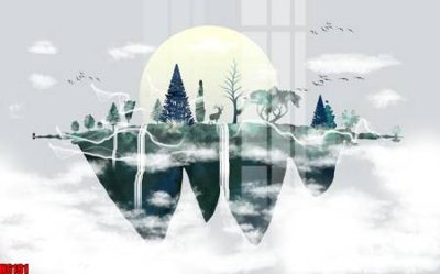 Ảnh gốc file in lụa file tranh nền tường thủy mặc tổng hợp H6191 chi tiết