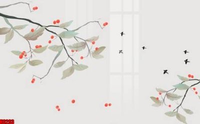 Tải file tranh file tranh nền tường thủy mặc tổng hợp H6293 (ảnh gốc) ngay