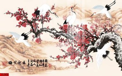 Tải file gốc file tranh nền tường thủy mặc tổng hợp H6355 (in khổ lớn) quảng cáo