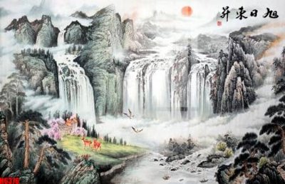 Tải file gốc file tranh nền tường thủy mặc tổng hợp H6376 (bản PSD) chỉnh sửa được