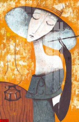 File tranh file tranh nền tường thủy mặc tổng hợp H6520 (bản gốc) trang trí văn phòng