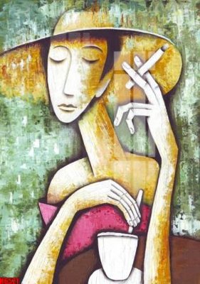 Tải file file tranh nền tường thủy mặc tổng hợp H6521 (gốc) in tranh tráng gương