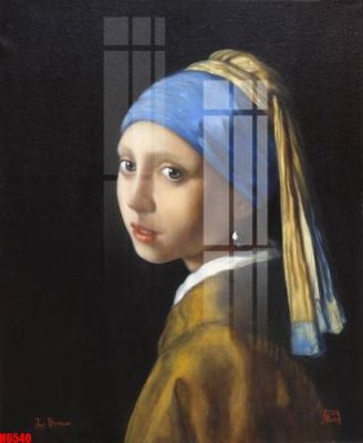 Ảnh gốc file tranh nền tường thủy mặc tổng hợp H6540 (độ nét cao) in tráng gương