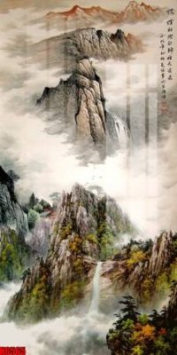 File tranh file tranh nền tường thủy mặc tổng hợp H6565 (gốc) chủ đề trừu tượng