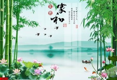 File in trần file tranh nền tường thủy mặc tổng hợp H6581 (bản gốc) bầu trời