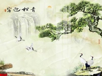 File gốc file tranh nền tường thủy mặc tổng hợp H6592 (trang trí) cho phòng khách