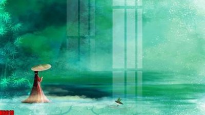 Mua file tranh gốc file tranh nền tường thủy mặc tổng hợp H6619 tại Filetranh.com