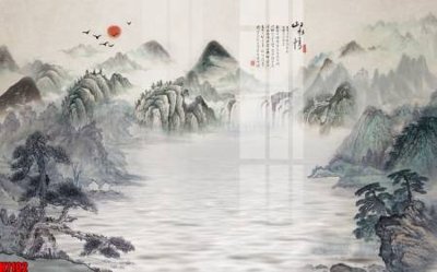 File PSD File tranh gốc in tranh tường nền tổng hợp H7102 (bản gốc) cho nhà in