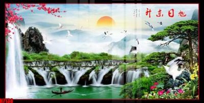 File in trần File tranh gốc in tranh tường nền tổng hợp H7138 (bản gốc) mây trời