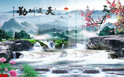 File gốc File tranh gốc in tranh tường nền tổng hợp H7182 (cho in 3D) độc đáo