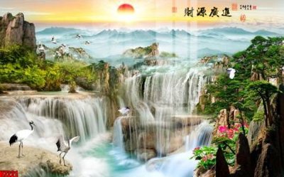 File gốc File tranh gốc in tranh tường nền tổng hợp H7221 (in tráng gương) nghệ thuật