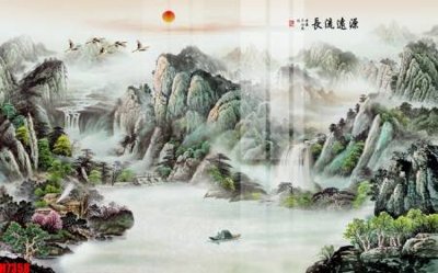 File gốc File tranh gốc in tranh tường nền tổng hợp H7358 (vector) cho in ấn