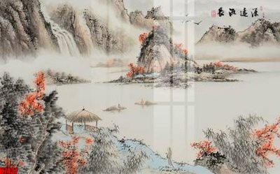 Tải file File tranh gốc in tranh tường nền tổng hợp H7437 (ảnh gốc) in tráng gương